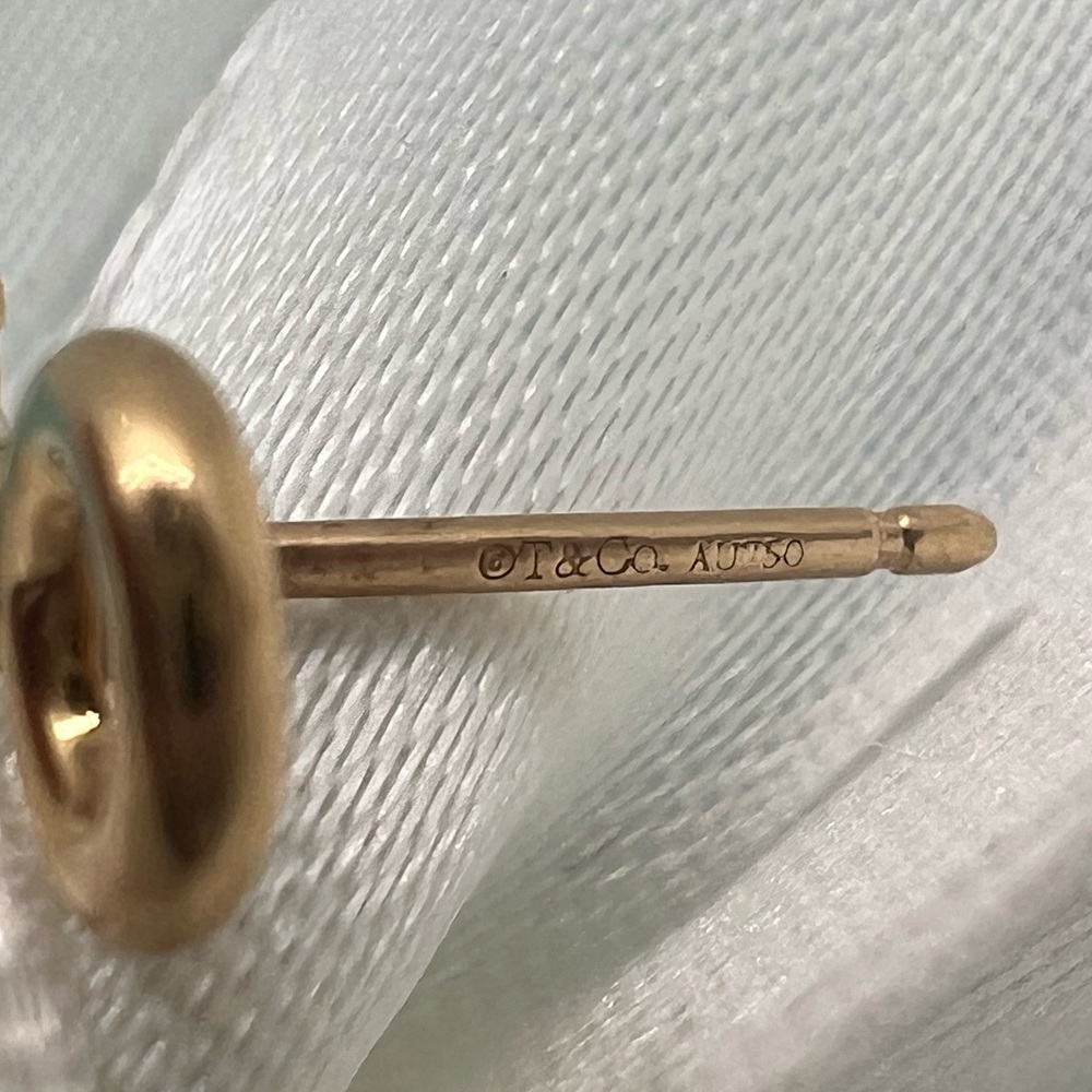 Tiffany & Co. 18k Rose Gold Mini Key and Lock Earrings - Picture 3 of 6